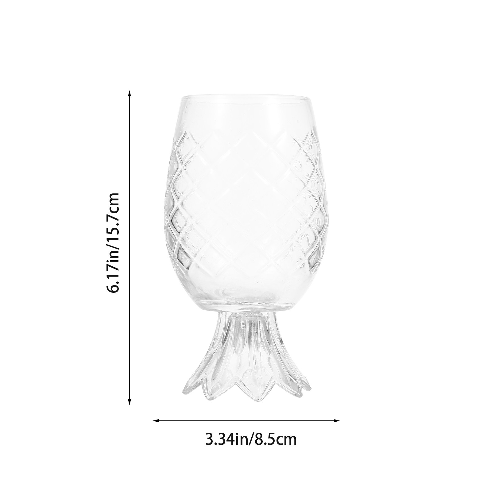 Pineapple Shaped Cocktail Glas - đánh giá và giá Home Bar Set