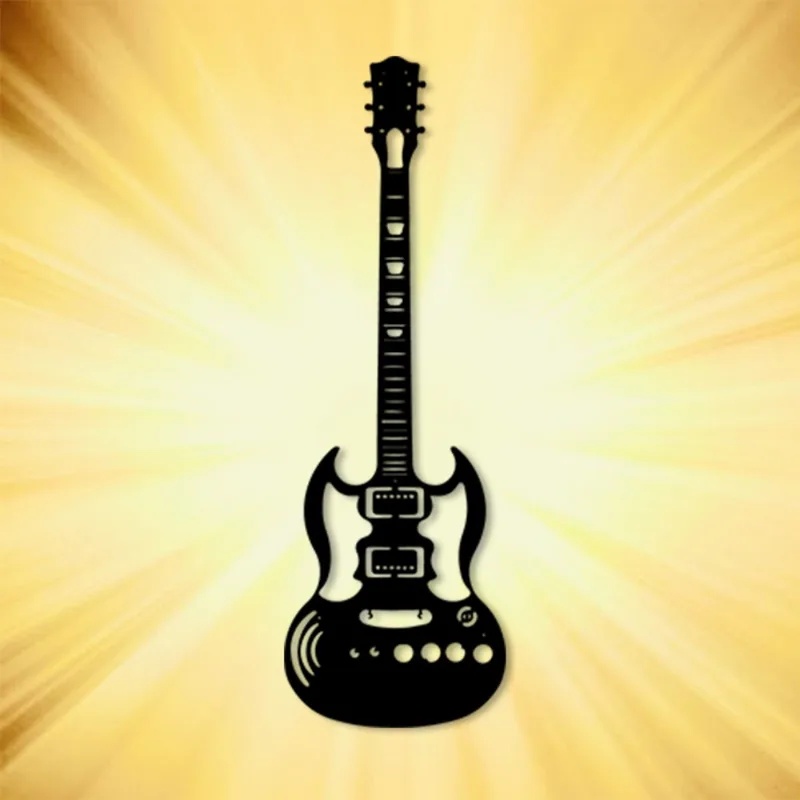 Brand 3D Metal Guitar Wall Art - đánh giá và giá Home Bar Lounge