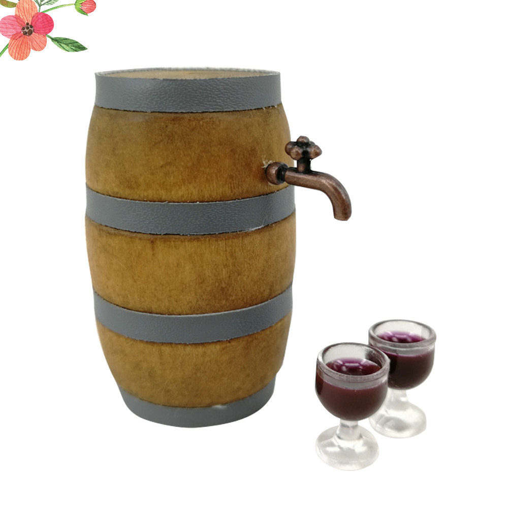 Mini Red Wine Barrel Set Reali - đánh giá và giá Home Bar Set