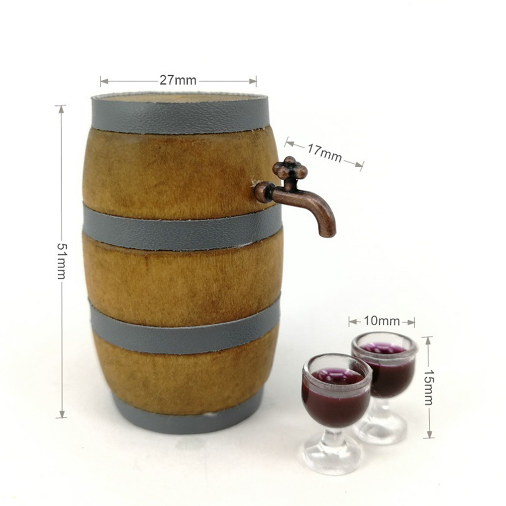 Mini Red Wine Barrel Set Reali - đánh giá và giá Home Bar Set