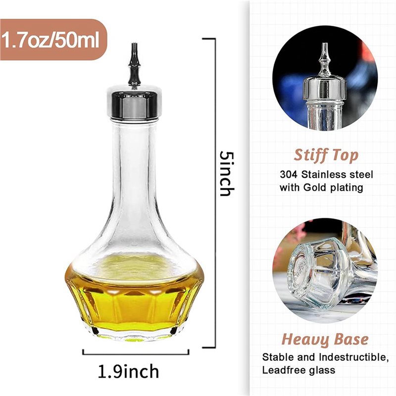 Bitters Bottle Set Of 9-1.7Oz/ - đánh giá và giá Bitters Bottle Set